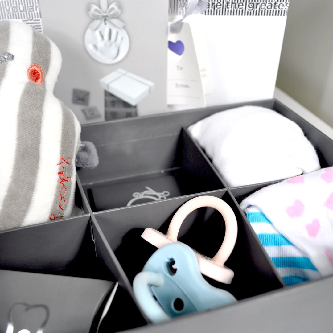 Dooky Gift Set- Handprint Double Frame & Memory Box