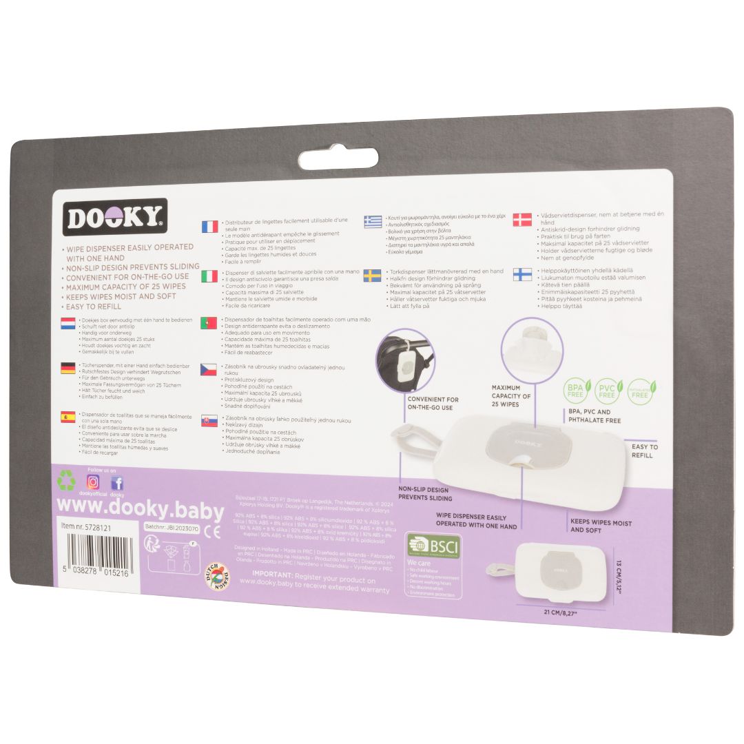 Dooky Travel Wipe Dispenser Box