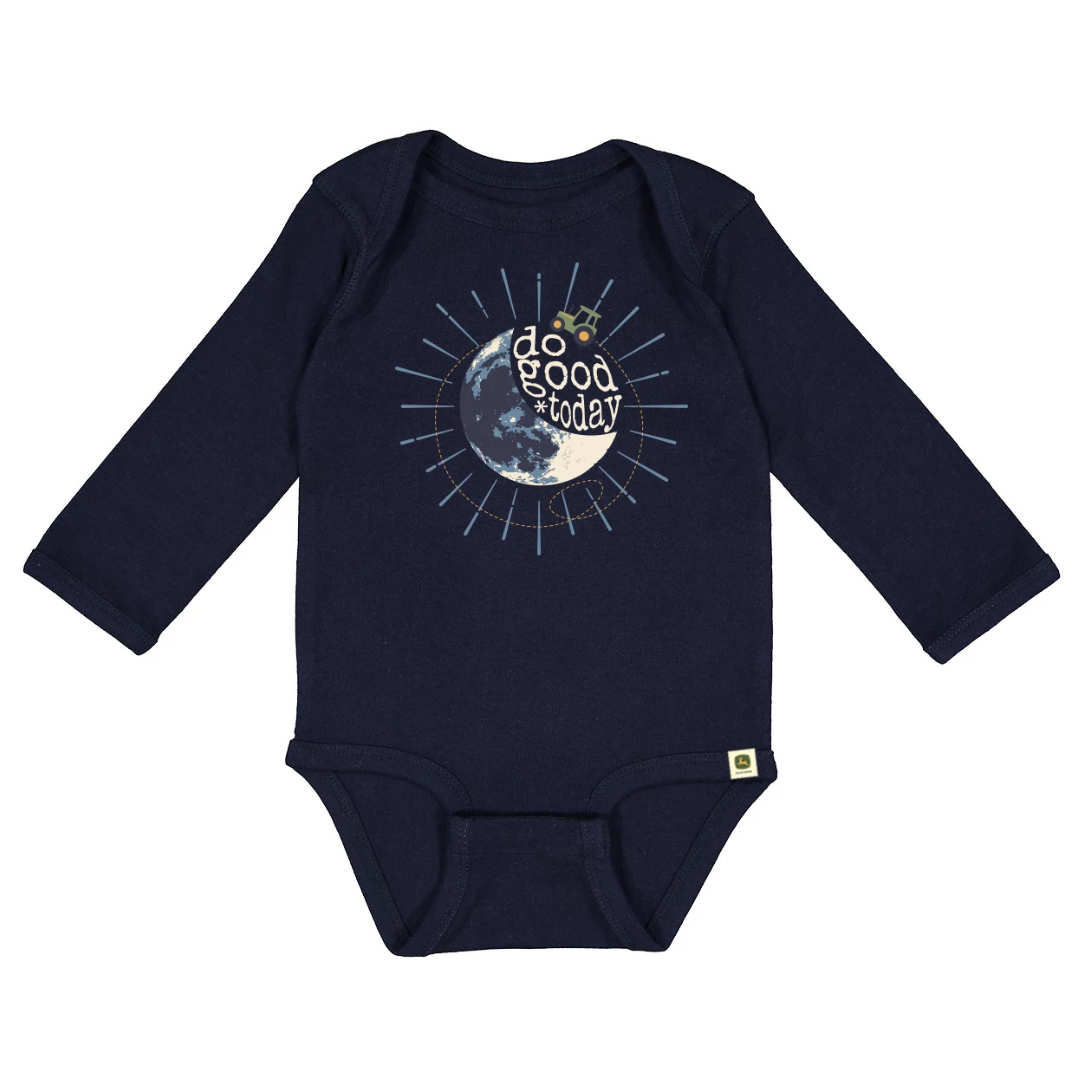 John Deere 'Do Good Today' Moon Baby Grow