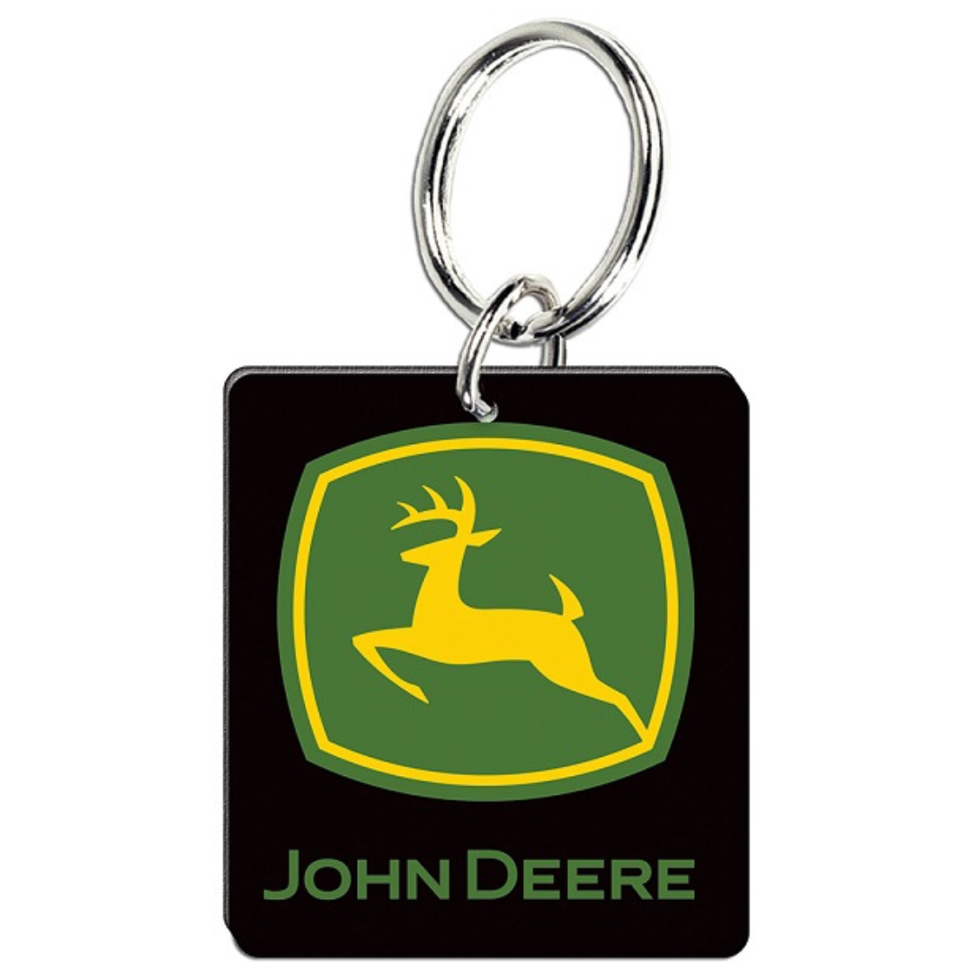 John Deere Trademark Key Ring