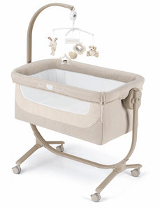 Cullami Co-Sleeper Crib Cot in brown cream - Safe and Comfortable Sleeping Space for Your Little One and available in South Africa