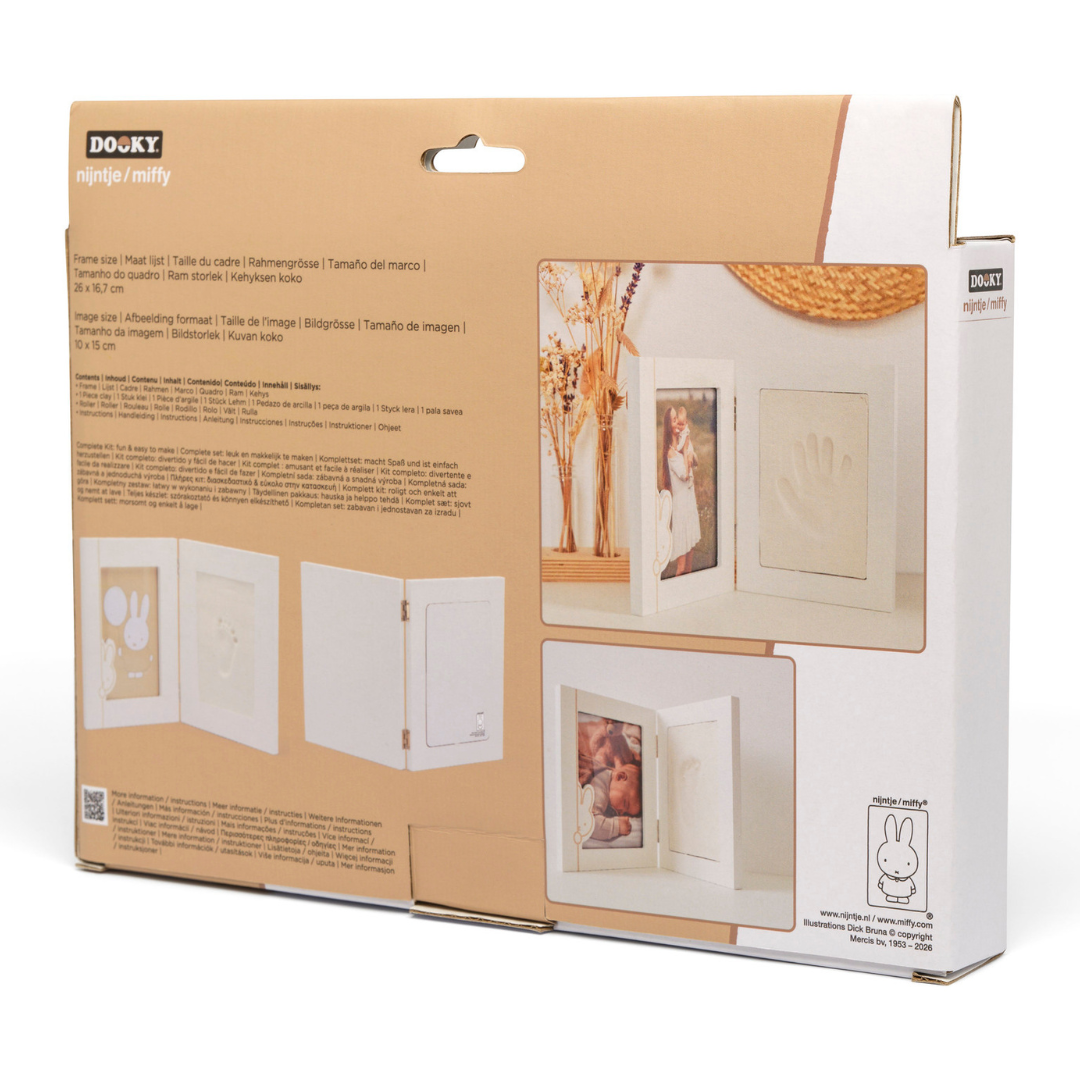 Dooky Handprint Double Frame- Miffy
