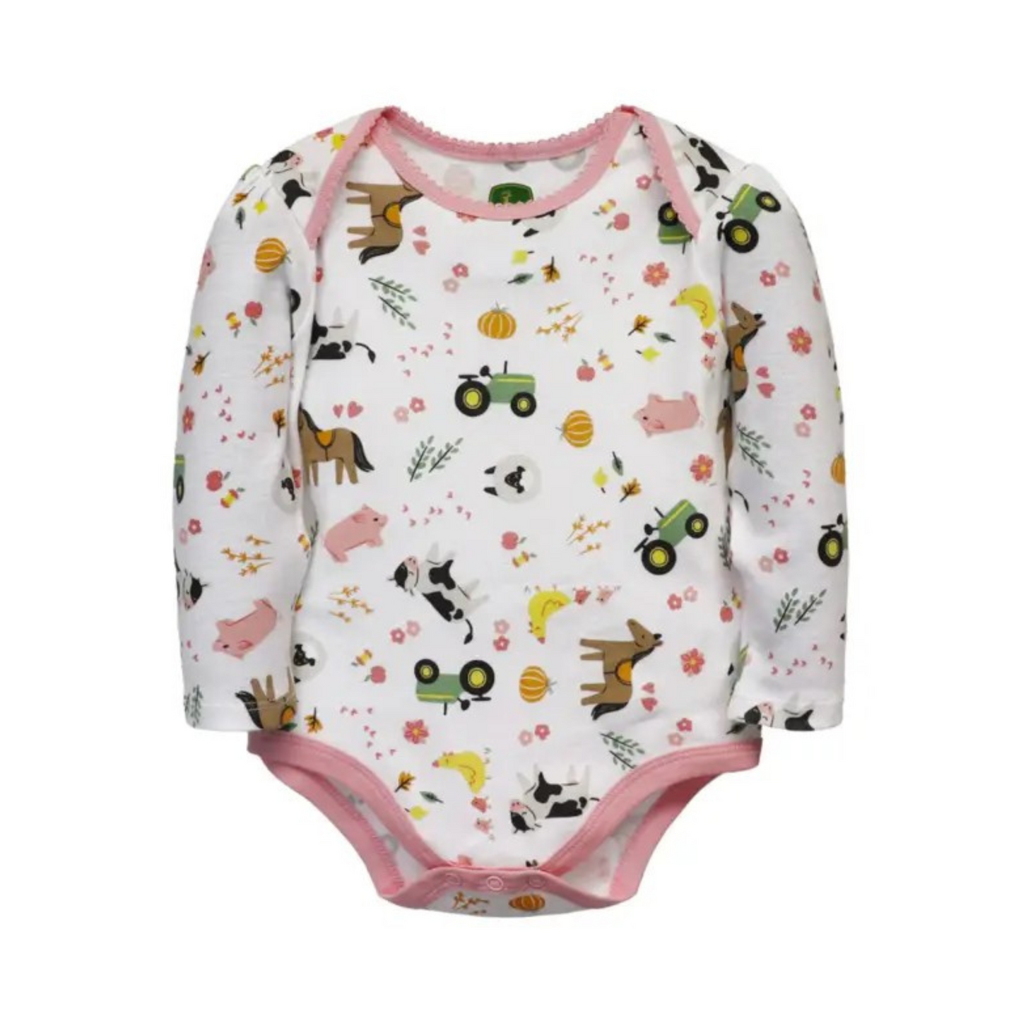 John Deere 'Animal' Babygrow 9-12 Months