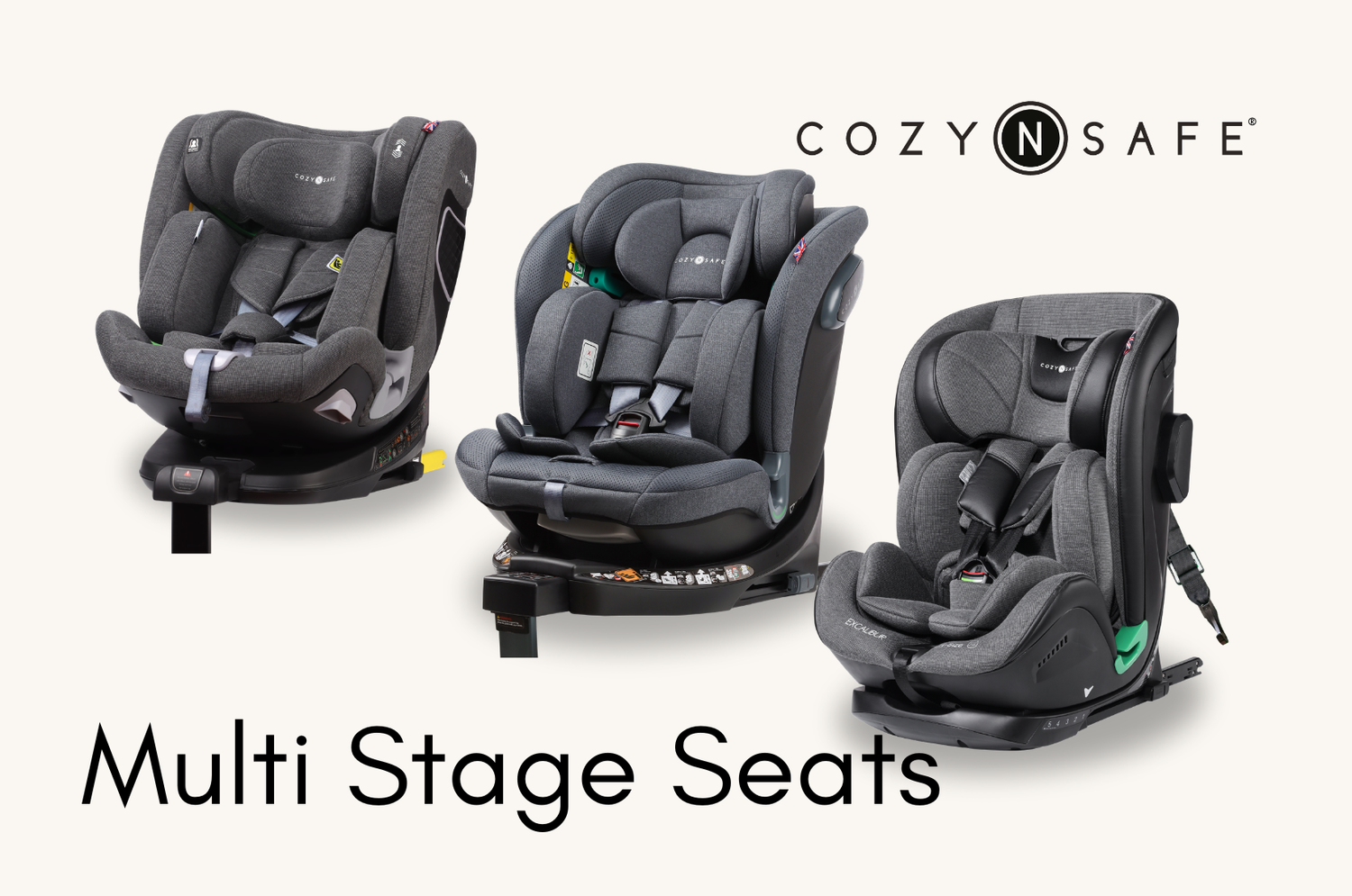 Cozy N Safe Multi-Stage Car Seats