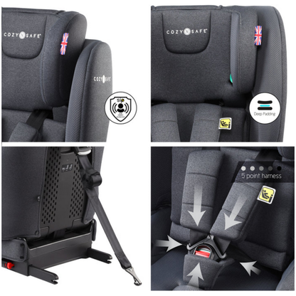 Cygnus Toddler Travel i-Size Car Seat