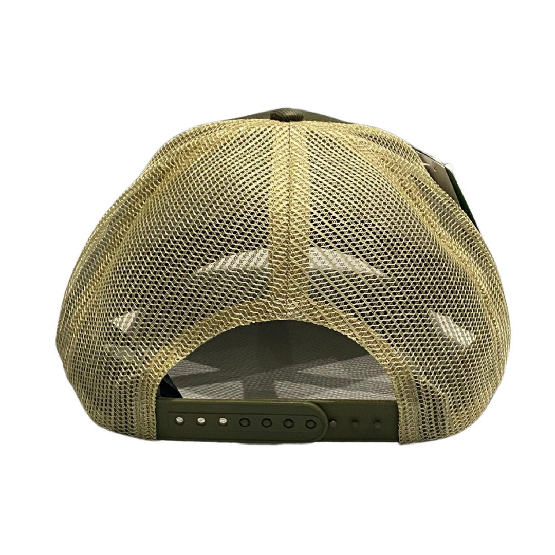 John Deere Olive Oilskin Barbed Wire Cap - Adult