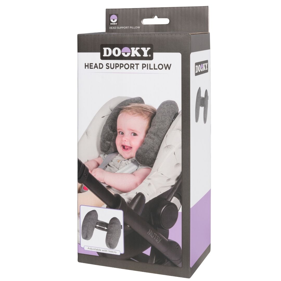 Dooky Head Support Pillow - Grey