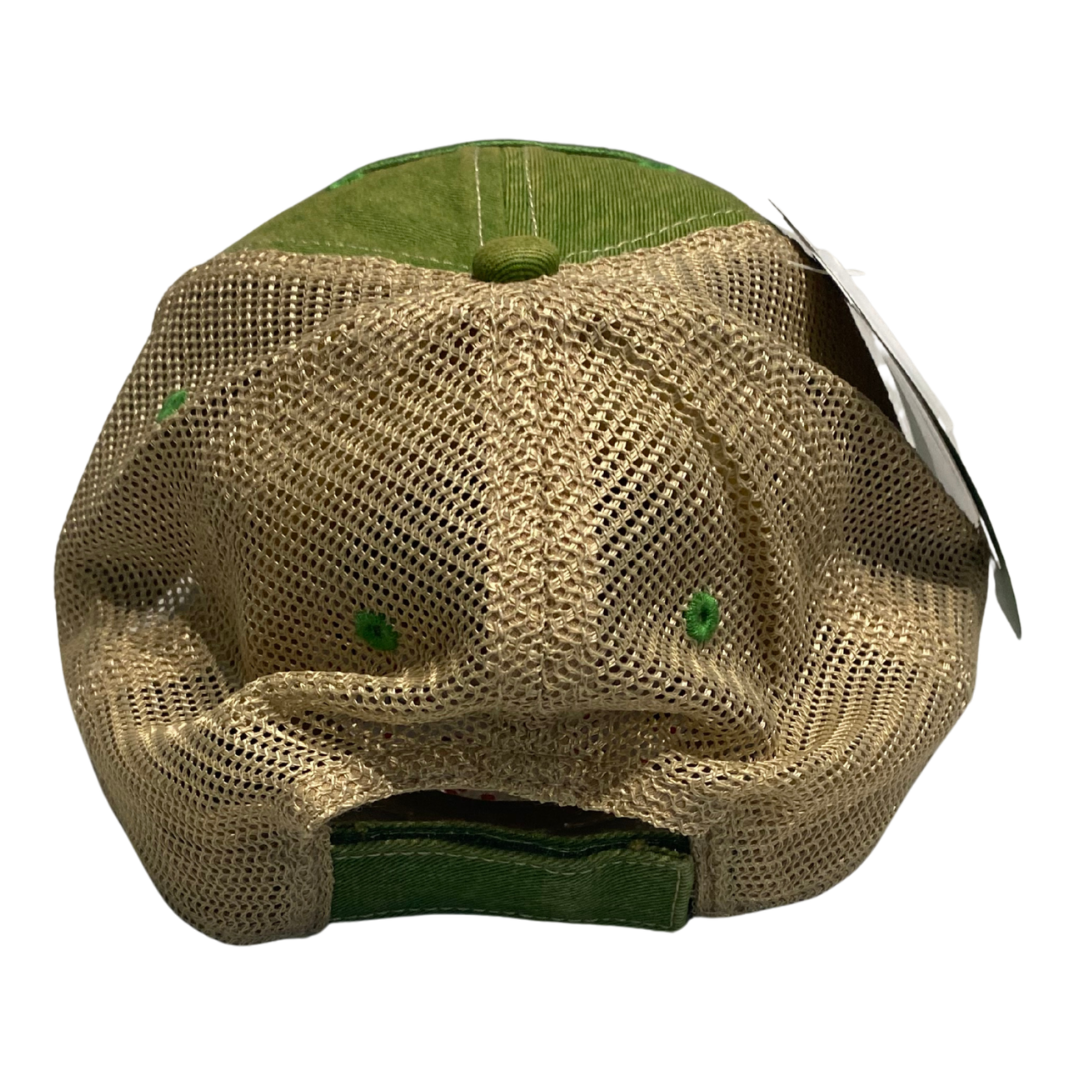 John Deere Washed Green and Soft Brown Mesh Cap- Adult