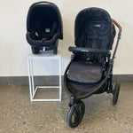 Load image into Gallery viewer, Book Scout 3 Wheel Travel System- Geo Black [Pre-Loved]
