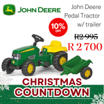 Load image into Gallery viewer, John Deere Pedal Tractor with Trailer
