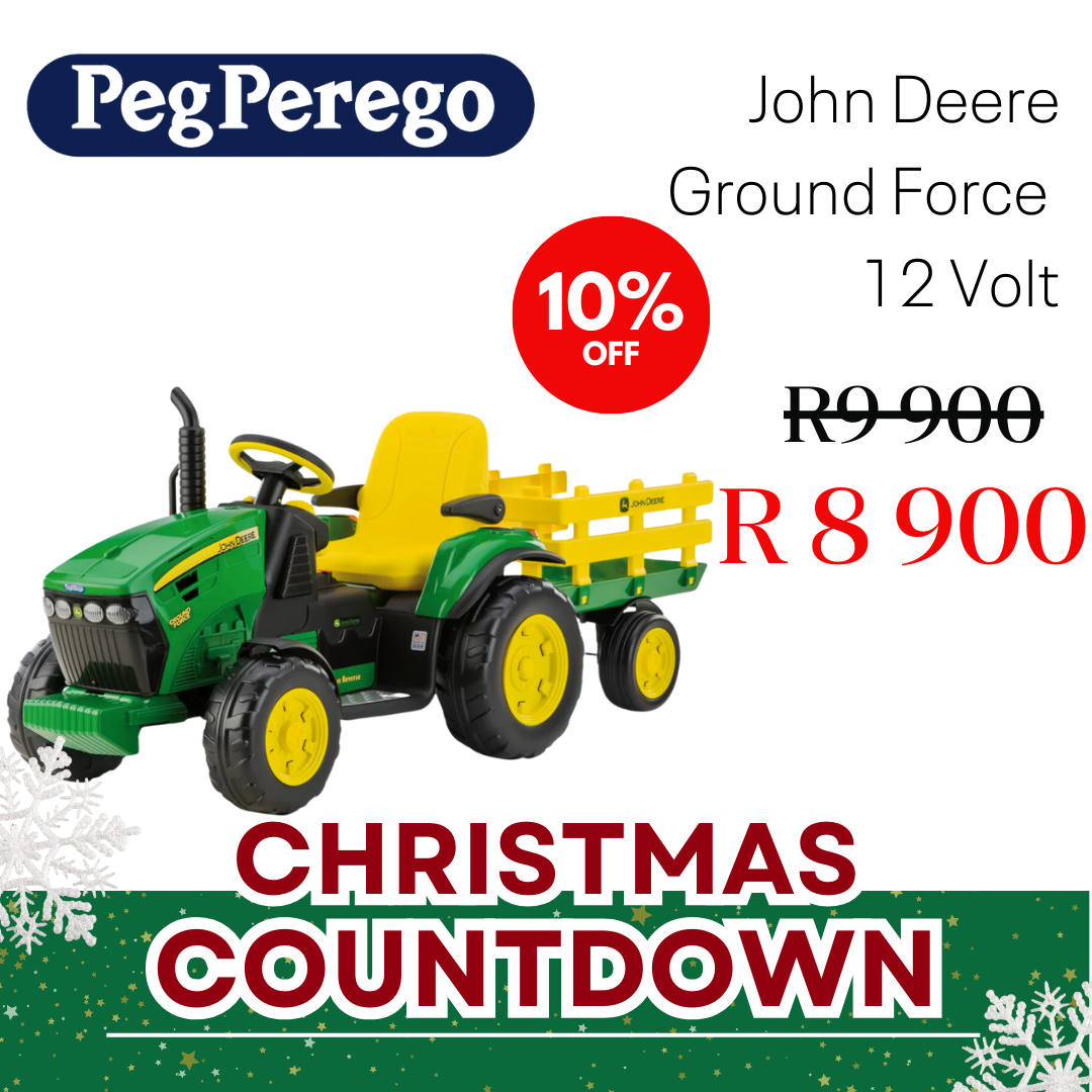 John Deere Ground Force with Trailer - 12 Volt