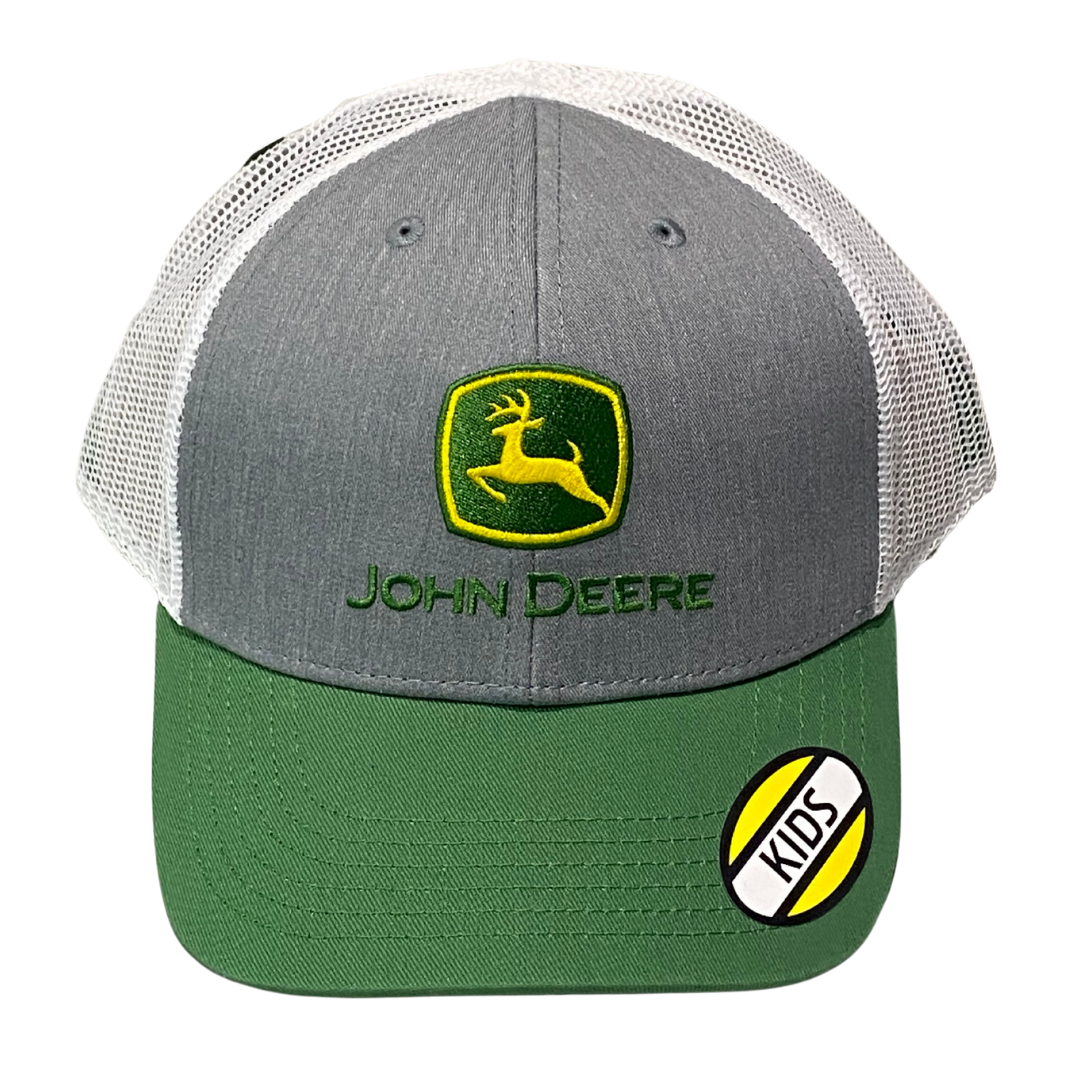 John Deere Grey & Green Cap- Kids