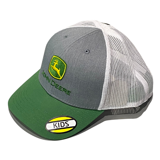 John Deere Grey & Green Cap- Kids