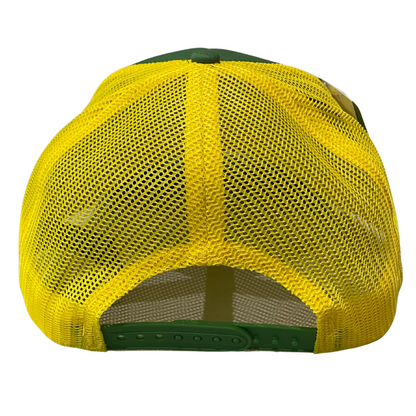 John Deere Green & Yellow Mesh Cap- Adult