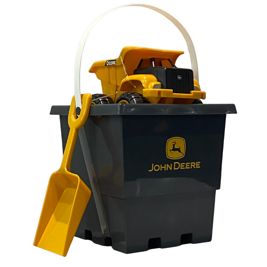 John Deere Sandbox Toy Set – Dump Truck, Bucket & Shovel