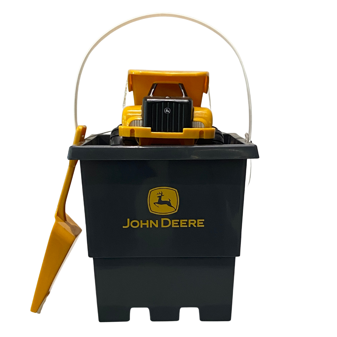 John Deere Sandbox Toy Set – Dump Truck, Bucket & Shovel