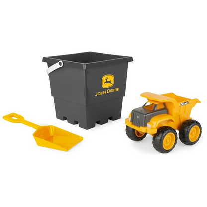 John Deere Sandbox Toy Set – Dump Truck, Bucket & Shovel