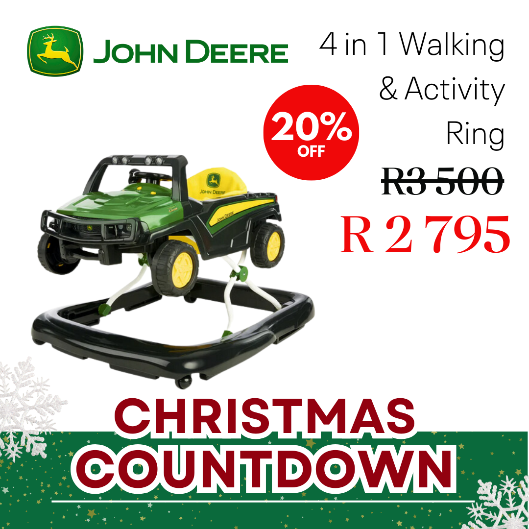 John Deere 4 in 1 Walking Ring and Activity Centre