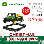 Load image into Gallery viewer, John Deere 4 in 1 Walking Ring and Activity Centre
