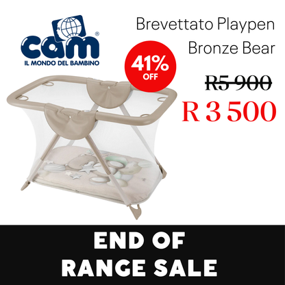 'Brevettato' Interactive Playpen Bronze Bear