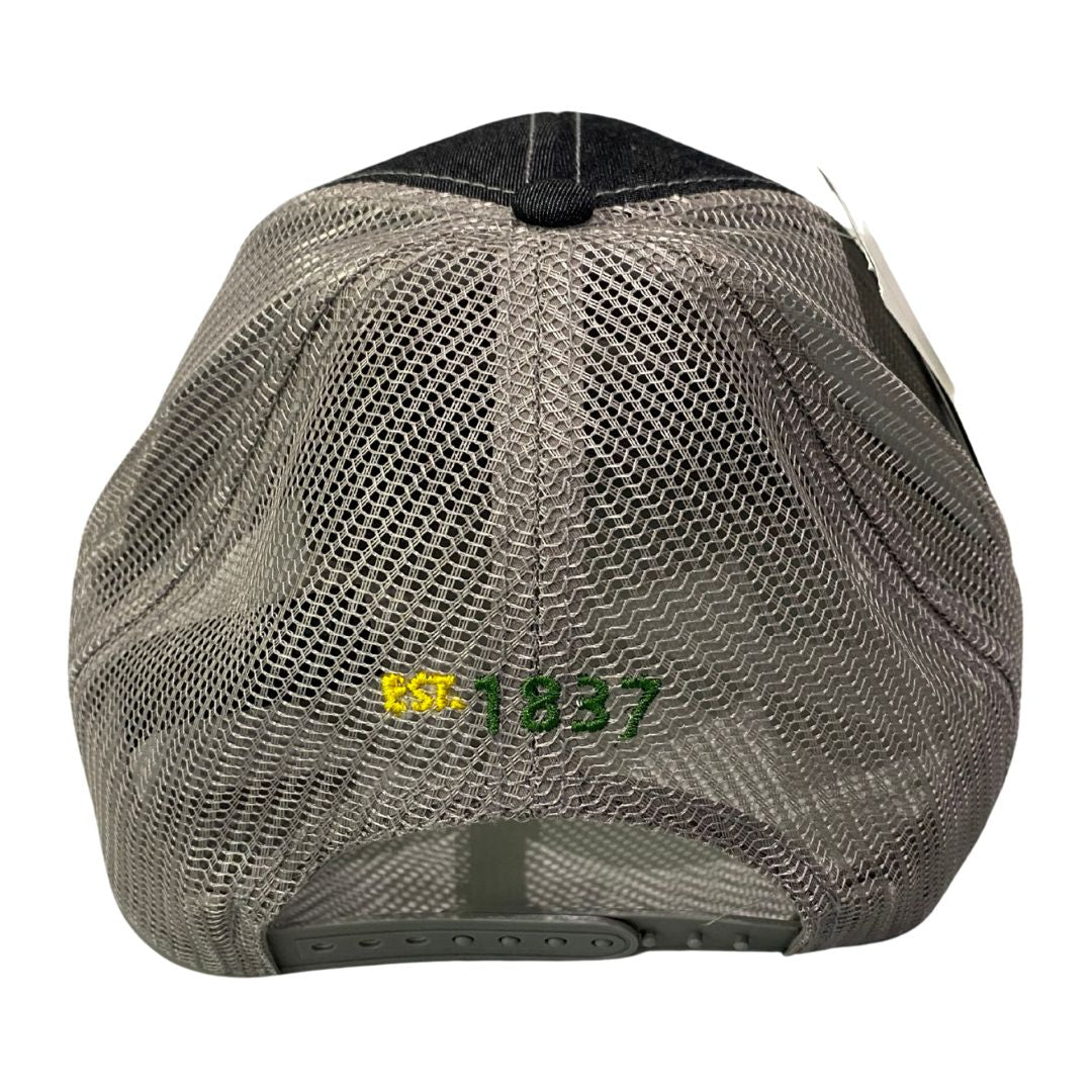John Deere Charcoal & Grey Mesh Cap - Adult