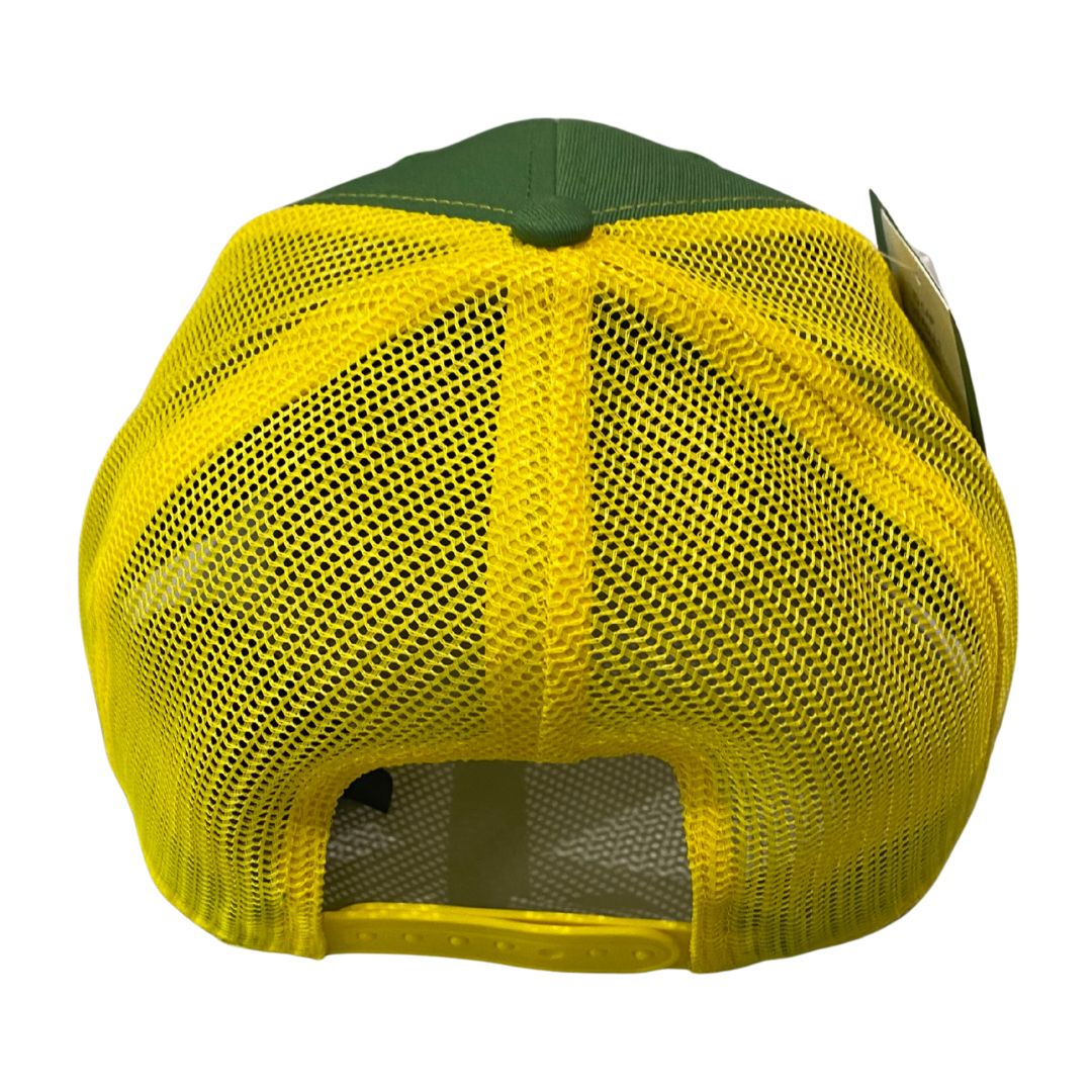 John Deere Green and Yellow Mesh Cap - Adult