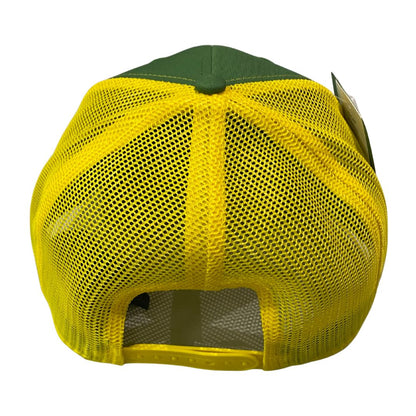 John Deere Green and Yellow Mesh Cap - Adult