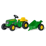 Load image into Gallery viewer, John Deere Pedal Tractor with Trailer
