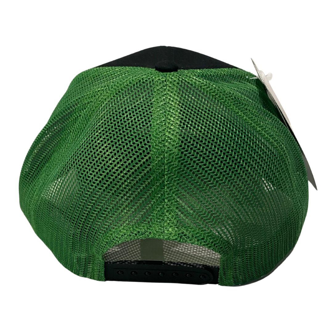 John Deere Black & Green Mesh Cap - Adult