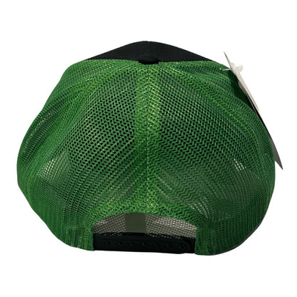 John Deere Black & Green Mesh Cap - Adult