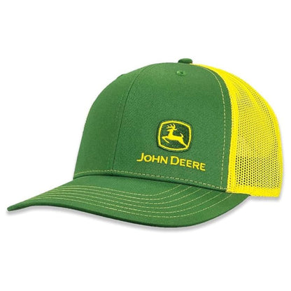 John Deere Green and Yellow Mesh Cap - Adult