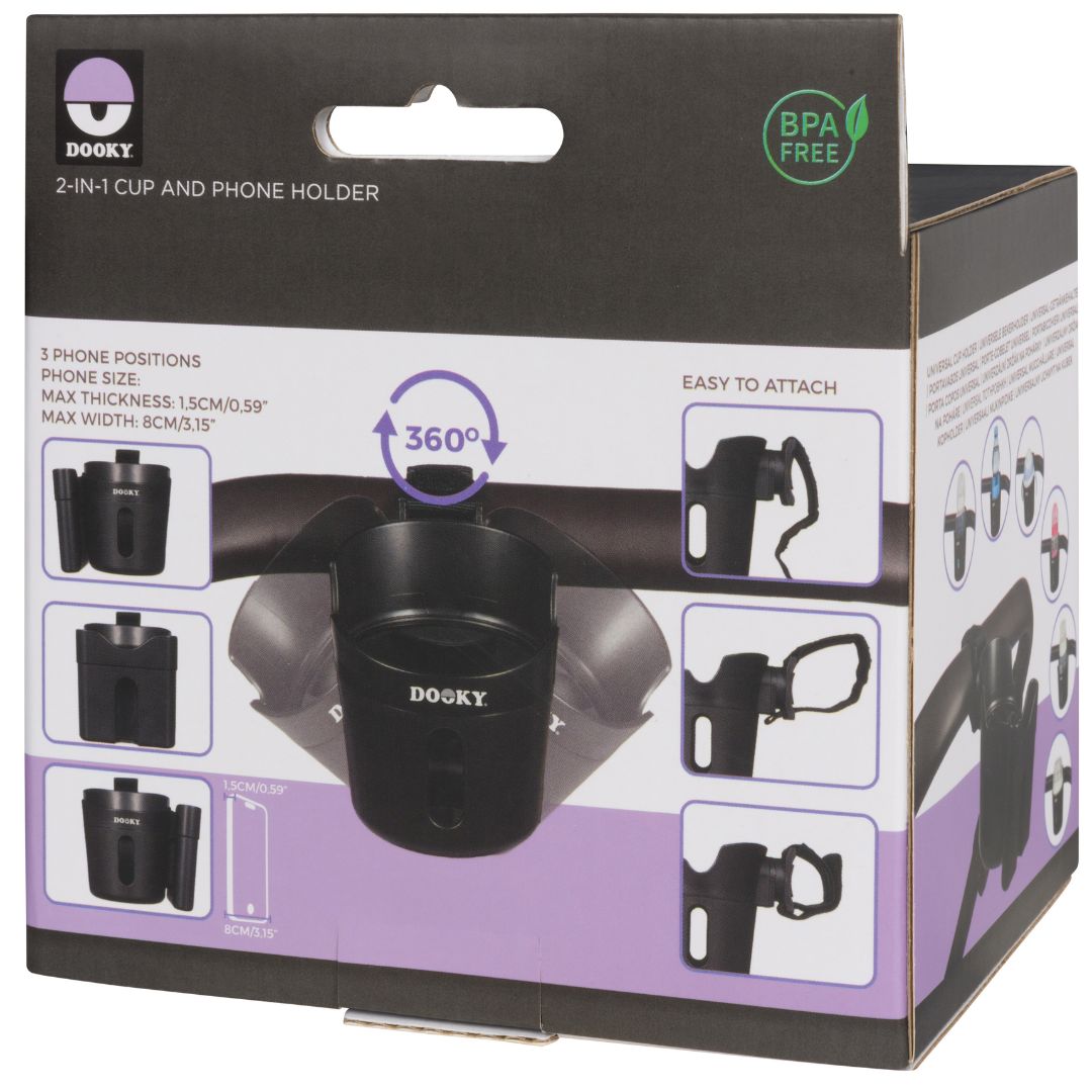 Dooky 2-in-1 Cup and Phoneholder