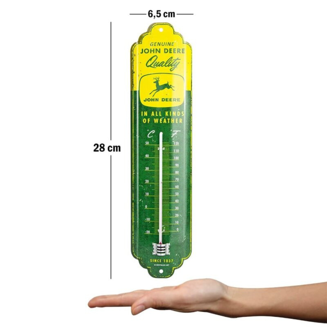 John Deere "In all kinds of weather" Thermometer