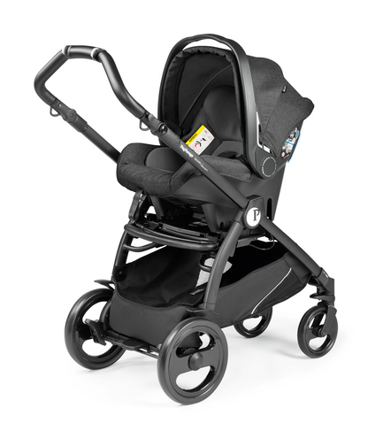 Peg Perego Book SMART Modular System - Centralized Handlebar, Reversible Pram Seat, Bassinet, and Car Seat all in one. Available in South Africa with CB Baby.