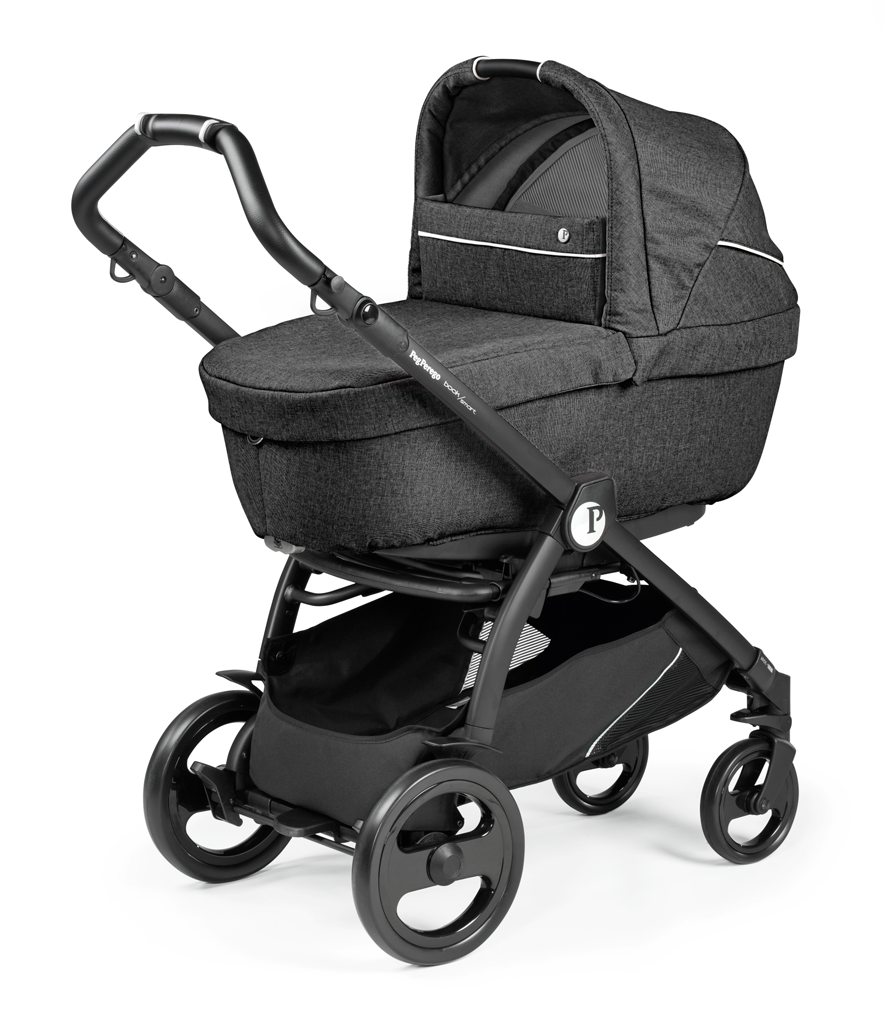 Peg Perego Book SMART Modular System - Centralized Handlebar, Reversible Pram Seat, Bassinet, and Car Seat all in one. Available in South Africa with CB Baby.