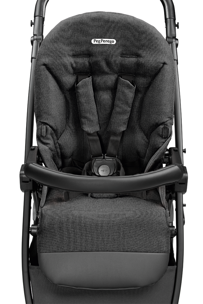 Peg Perego Book SMART Modular System - Centralized Handlebar, Reversible Pram Seat, Bassinet, and Car Seat all in one. Available in South Africa with CB Baby.