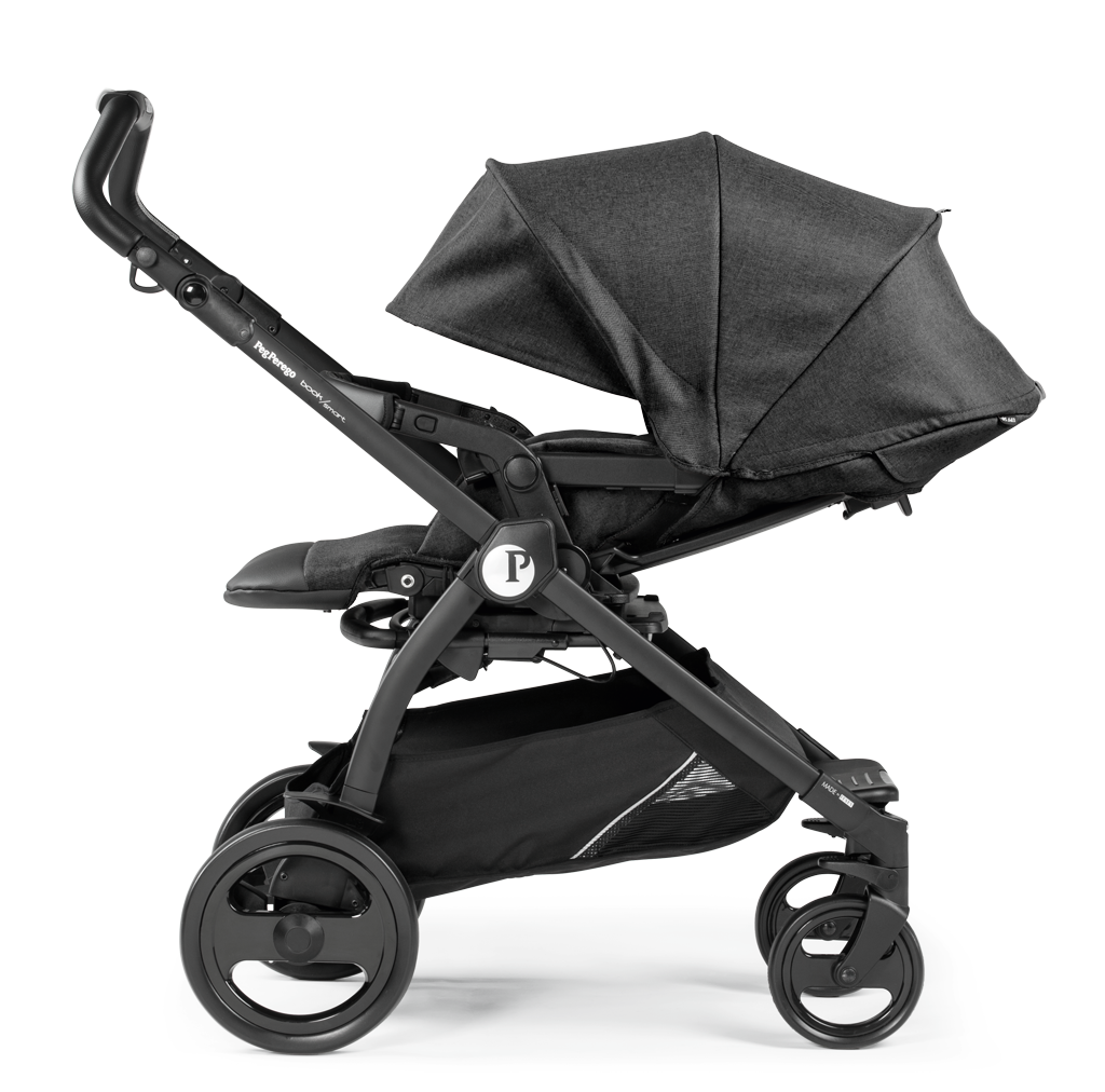 Peg Perego Book SMART Modular System - Centralized Handlebar, Reversible Pram Seat, Bassinet, and Car Seat all in one. Available in South Africa with CB Baby.