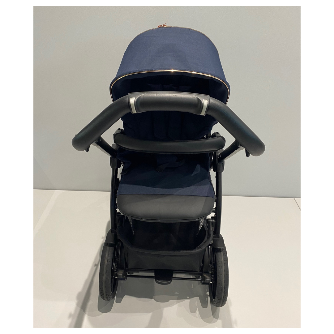 Book Stroller - Blue Shine - Rear-Facing Seat