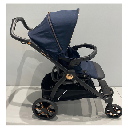 Book Stroller - Blue Shine - Side-View
