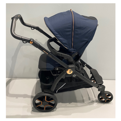 Book Stroller - Blue Shine - Side Rear-Facing Seat