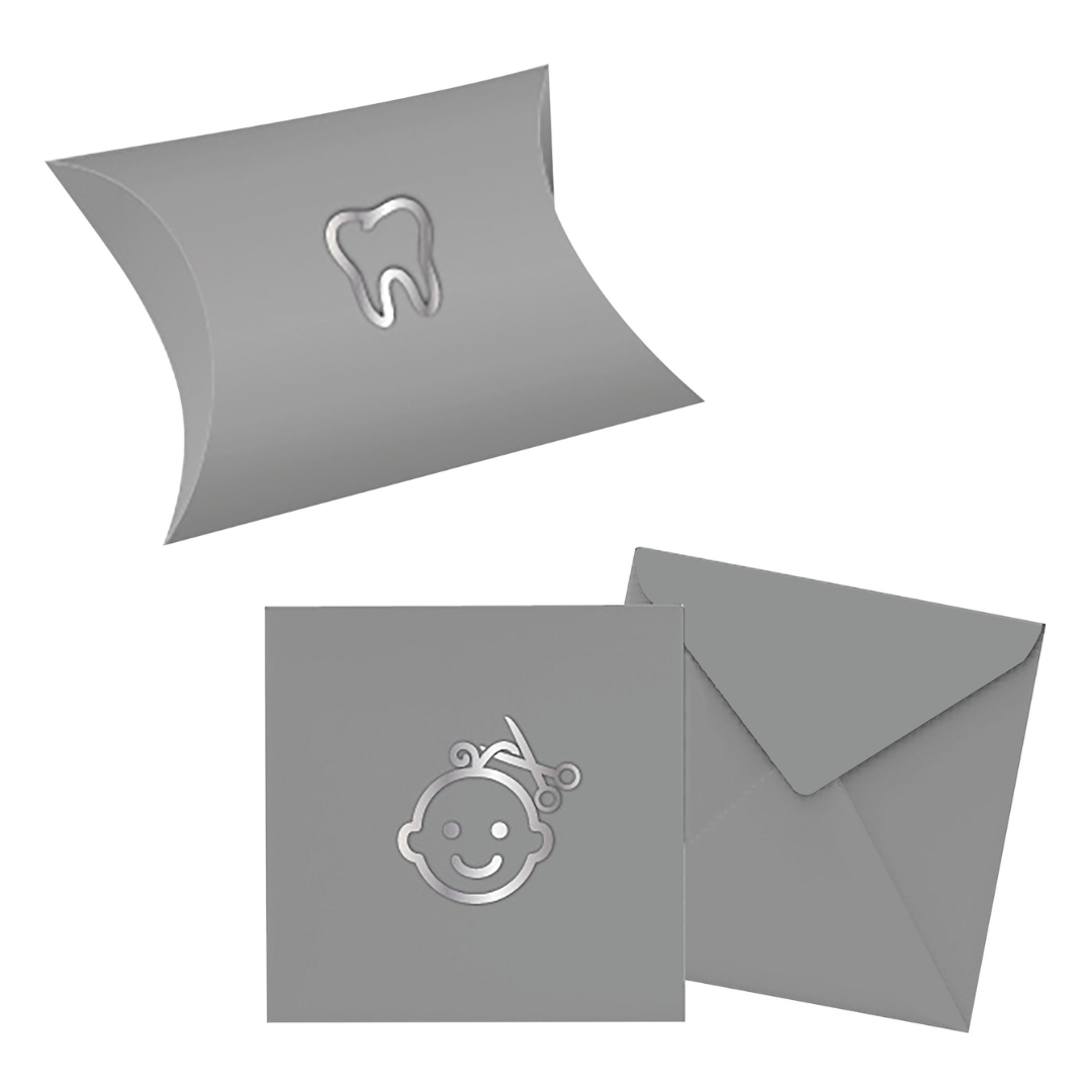 Dooky Gift Set - Triple Frame Handprint and Memory Box