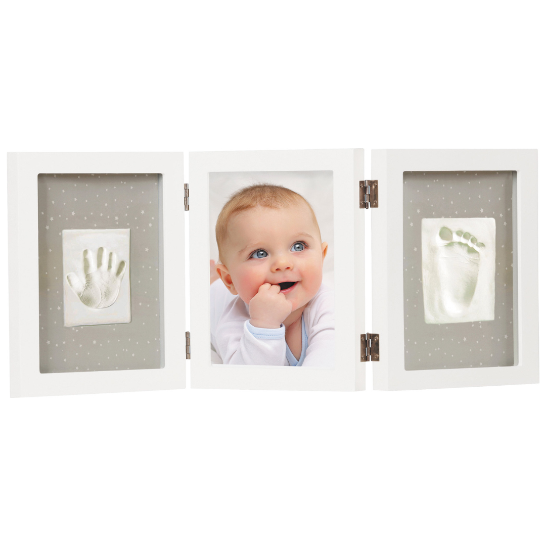 Dooky Gift Set - Triple Frame Handprint and Memory Box