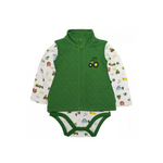 Load image into Gallery viewer, John Deere &#39;Tractor&#39; - 3 Piece Baby Outfit
