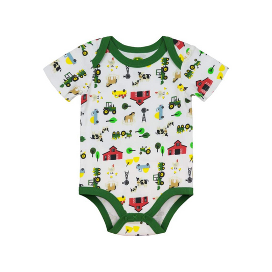 John Deere 'Farmland' Babygrow