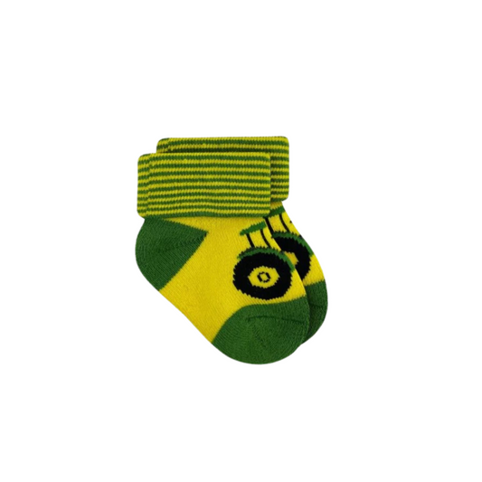 John Deere Baby Bootie Socks