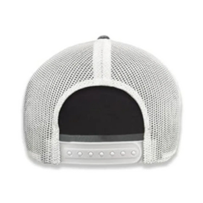 John Deere Black & Grey Mesh Adult Cap- Back