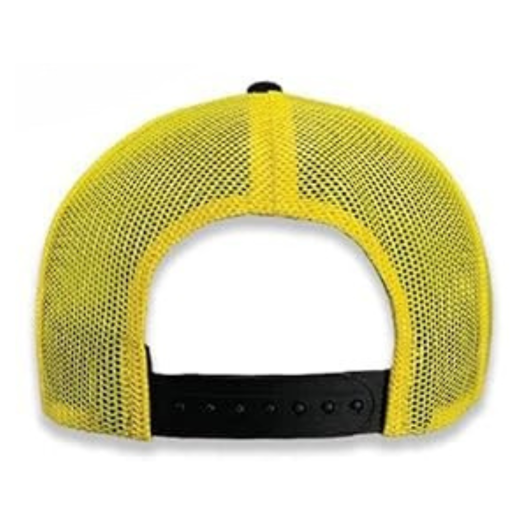 John Deere Black and Yellow Adult Cap- back