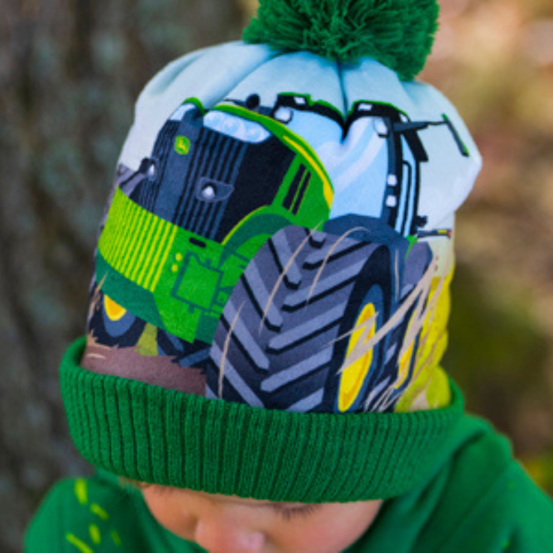 John Deere Tractor Toddler Beanie LS