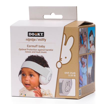 Dooky Baby Ear Protection (0-3y)- Miffy