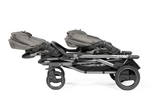 Load image into Gallery viewer, Peg Perego Duette Piroet tandem twin stroller in City Grey color. Includes high-performance frame and two toddler Pop-Up seats with foot muff. Available in South Africa through CB Baby.
